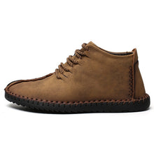 Load image into Gallery viewer, 2019 Winter Shoes Men Warm Boots Men Fur High Quality Split Leather Wterproof Ankle Snow Boots Lace-Up Comfortable New Big size-demo-searchshop